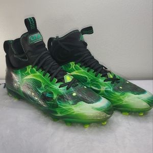 NEW Under Armour UA Spotlight Lux MC LE Slime Football Cleats Size 10.5